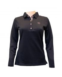 Polo Women Long Sleeves Avenidas Black