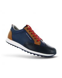 Camelot Navy/Cognac/Red