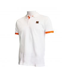 Polo Men KLM White/Orange