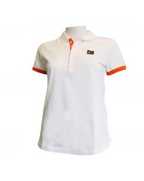 Polo Women KLM White/Orange 