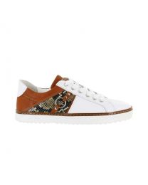 Geneva White/Cognac