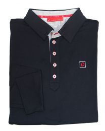 Polo Men Long Sleeves Yous-it Black