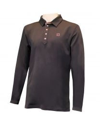 Polo Men Long Sleeves Yous-it Black